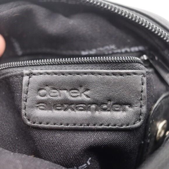 Derek Alexander Black Mini Bag Cross Body Purse - Picture 8 of 9